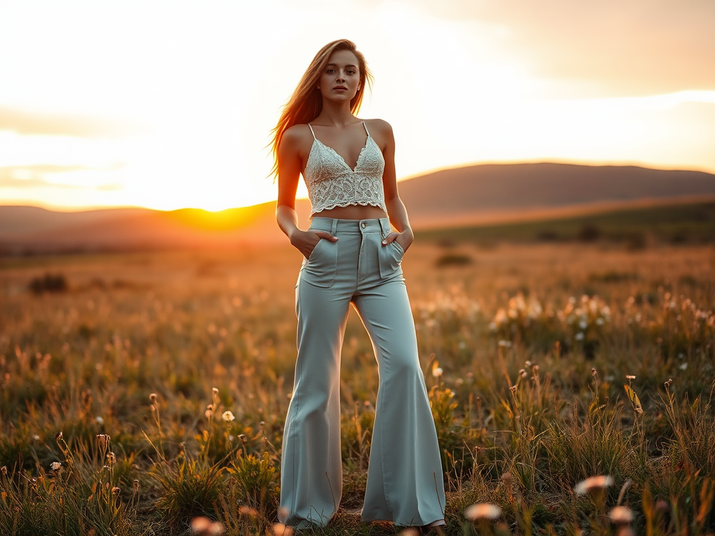 articole-pentru-copii | Cum să creezi o ținută boho-chic cu pantaloni evazati